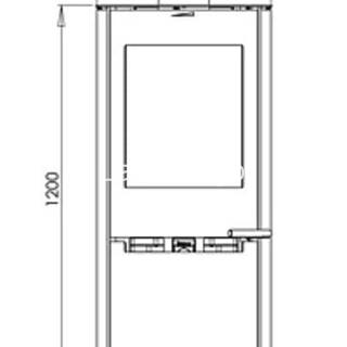ESTUFA DE LEÑA ADURO 9.8 LUX - Imagen 2