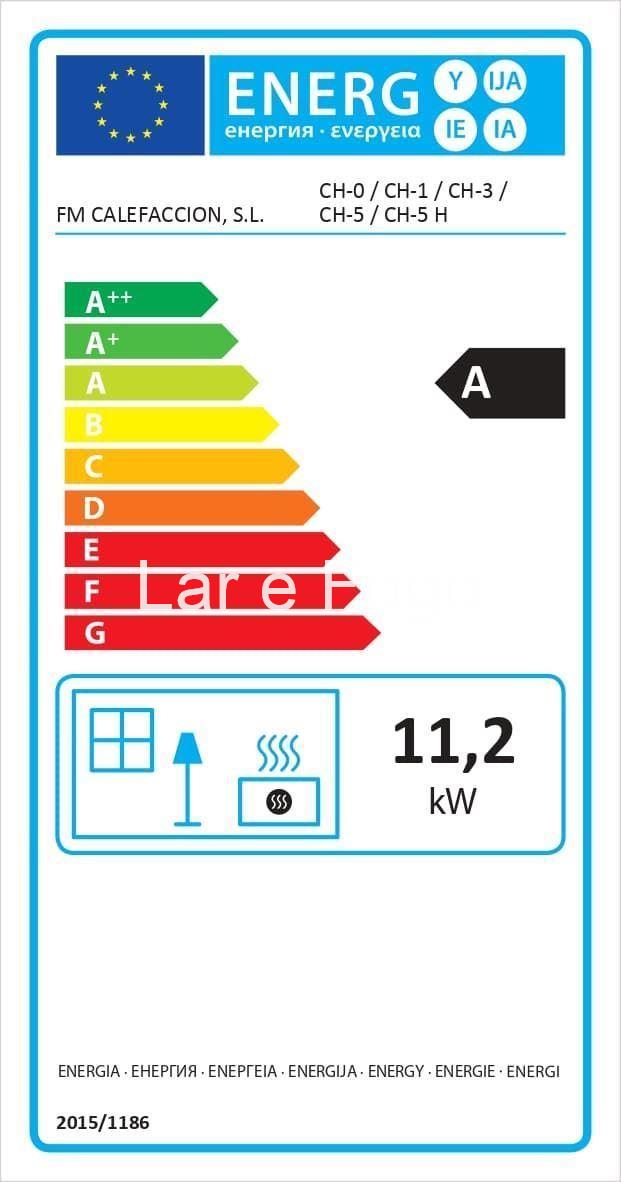 ESTUFA DE LEÑA  FM CALEFACCIÓN CH-0 - Imagen 4