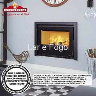 INSERTABLE DE LEÑA BRONPI CON CENTRALITA CAIRO-70-C - Imagen 2